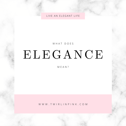 What does elegance mean?