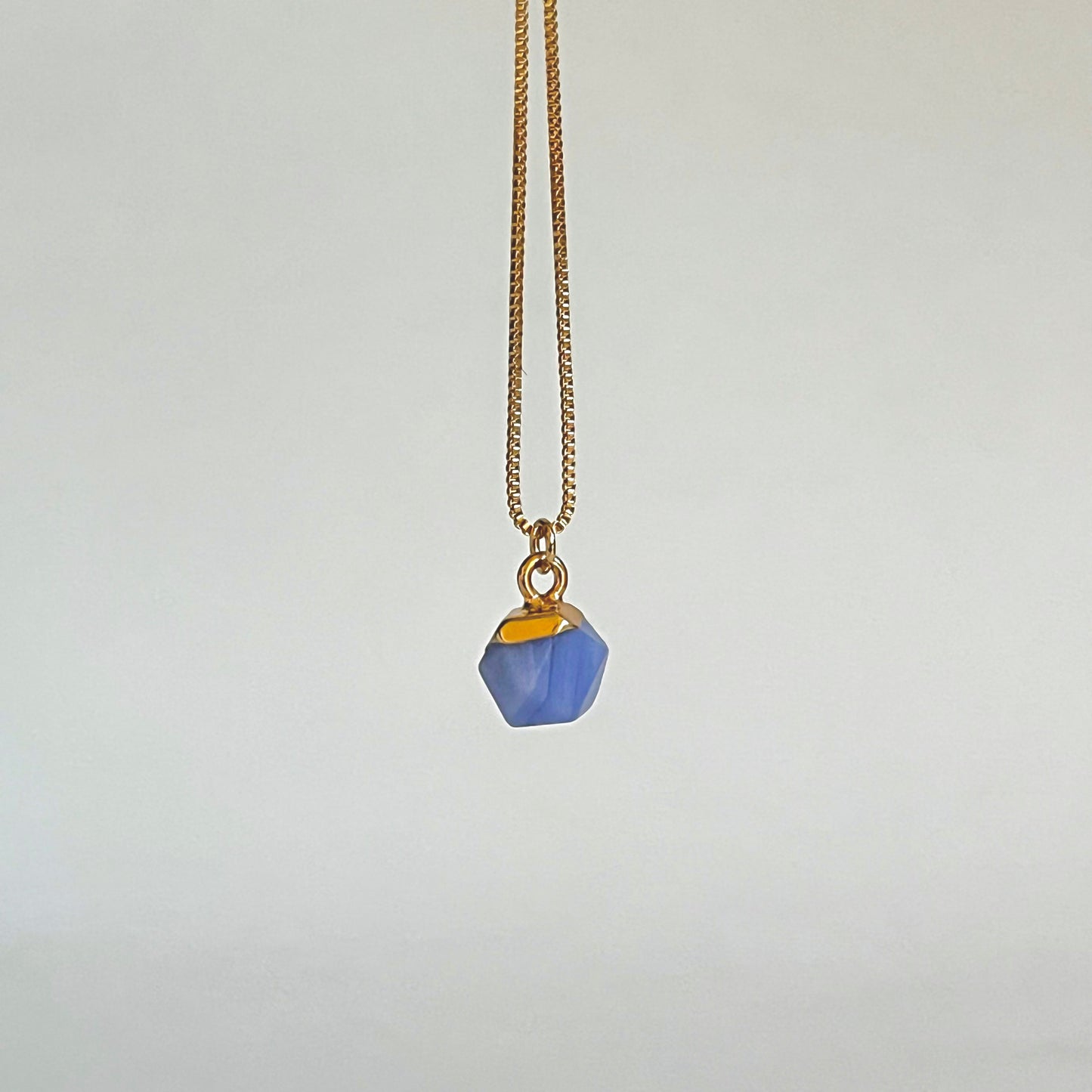 Natural Stone Necklace - Gold Filled