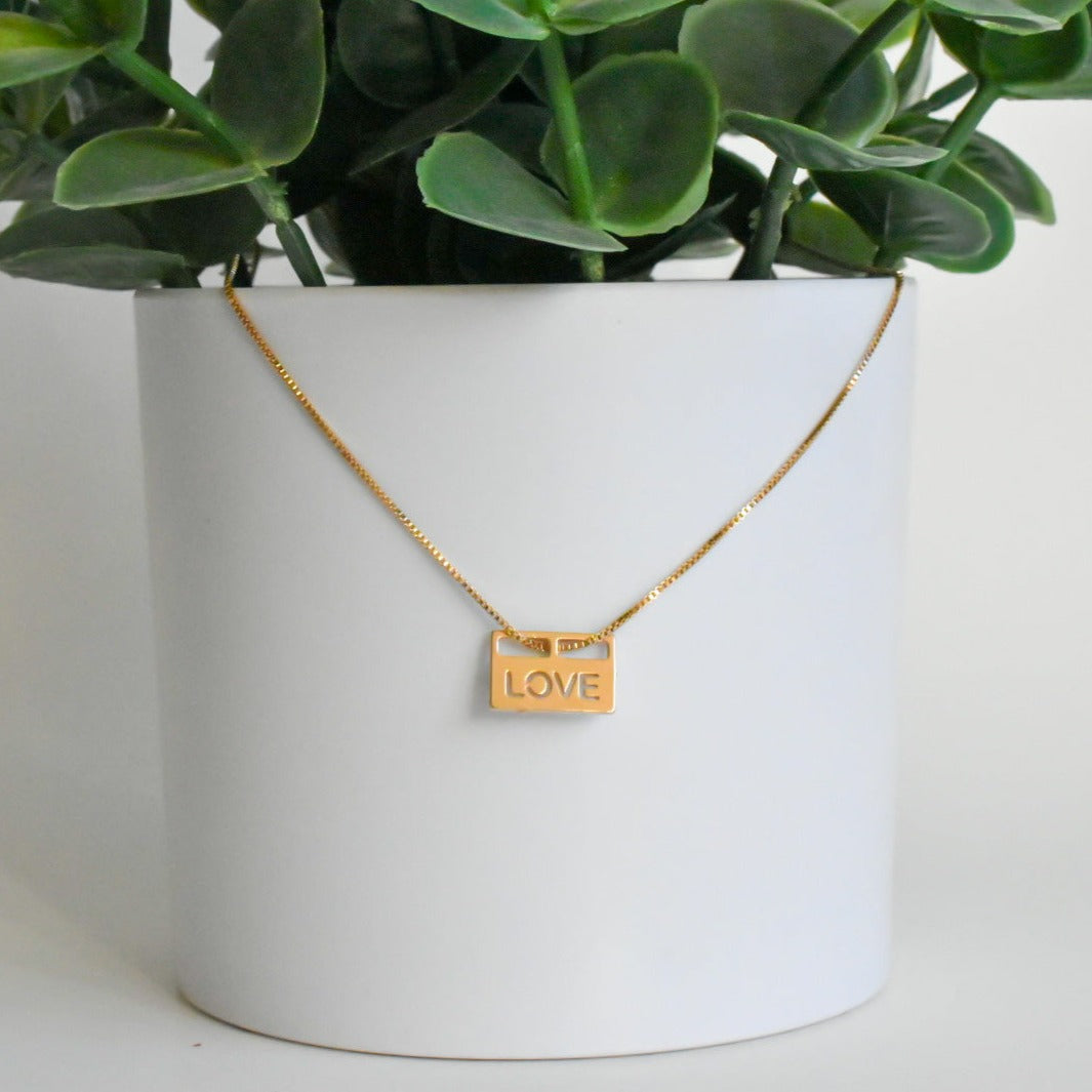 Tara Name Tag Necklace - Gold Filled (2 styles)