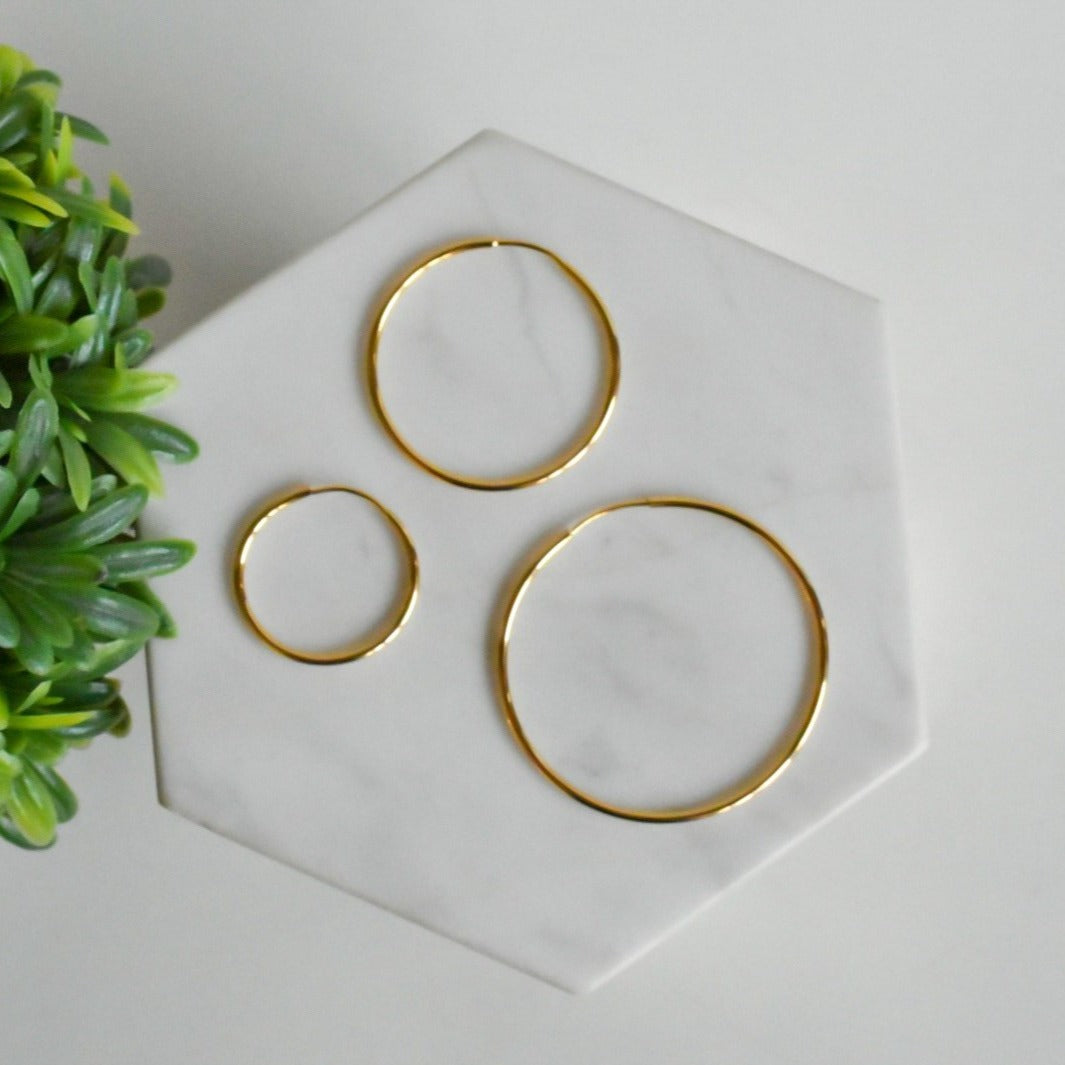 Endless Gold Filled Hoops (20/30/40mm)