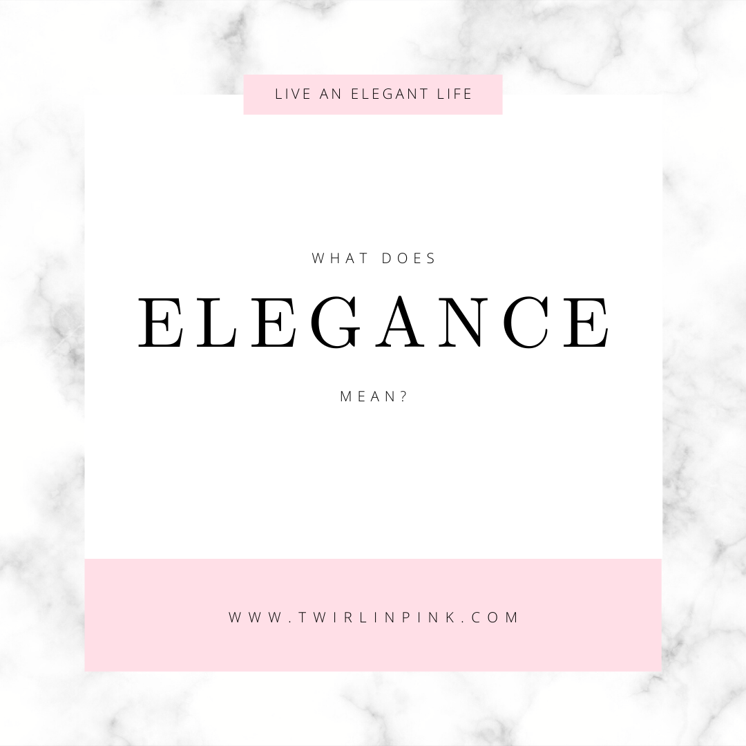 What does elegance mean?