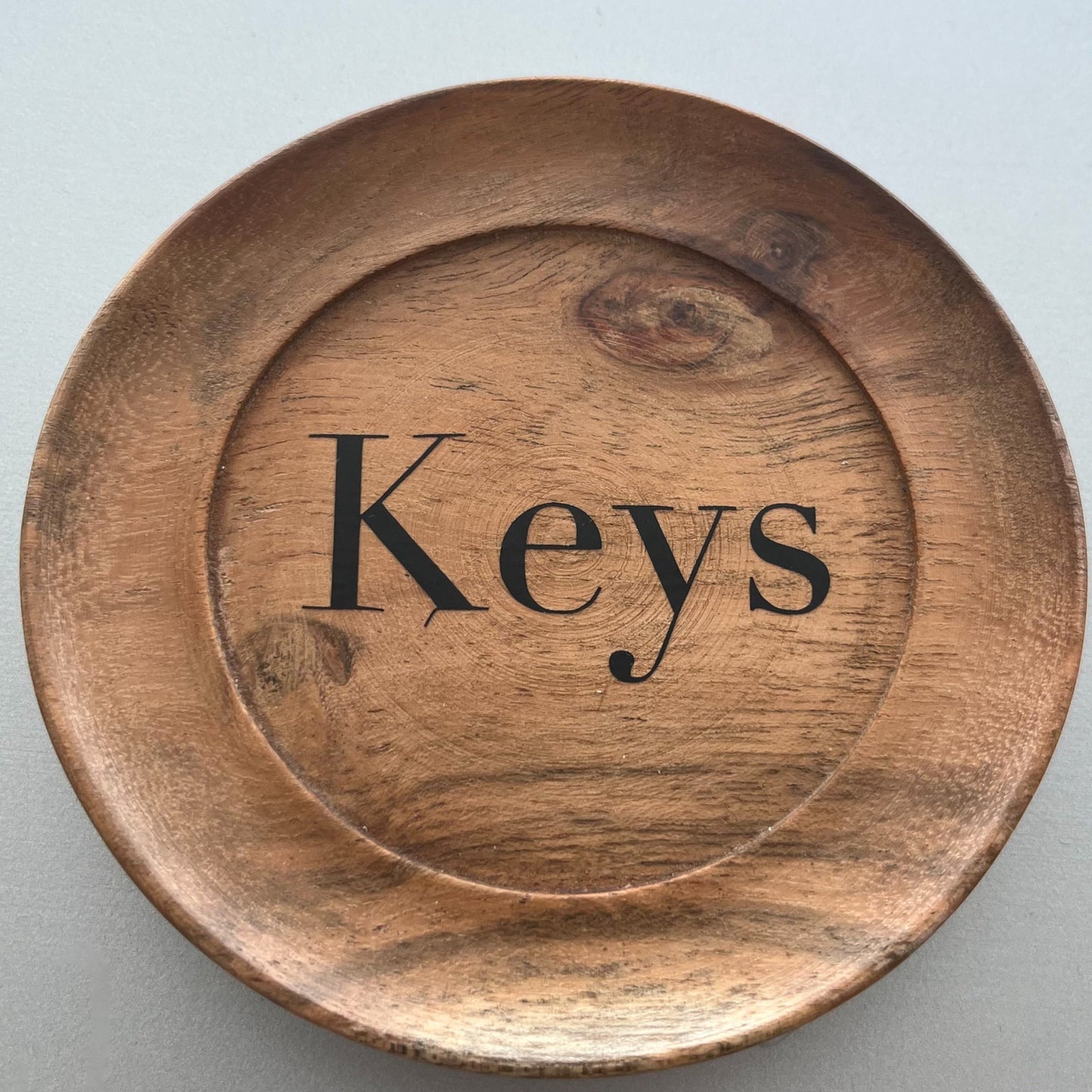 Custom Order Acacia Wood Key Dish
