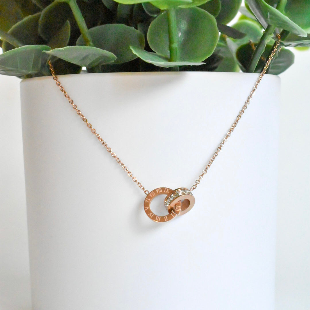 Meredith Necklace - Rose Gold