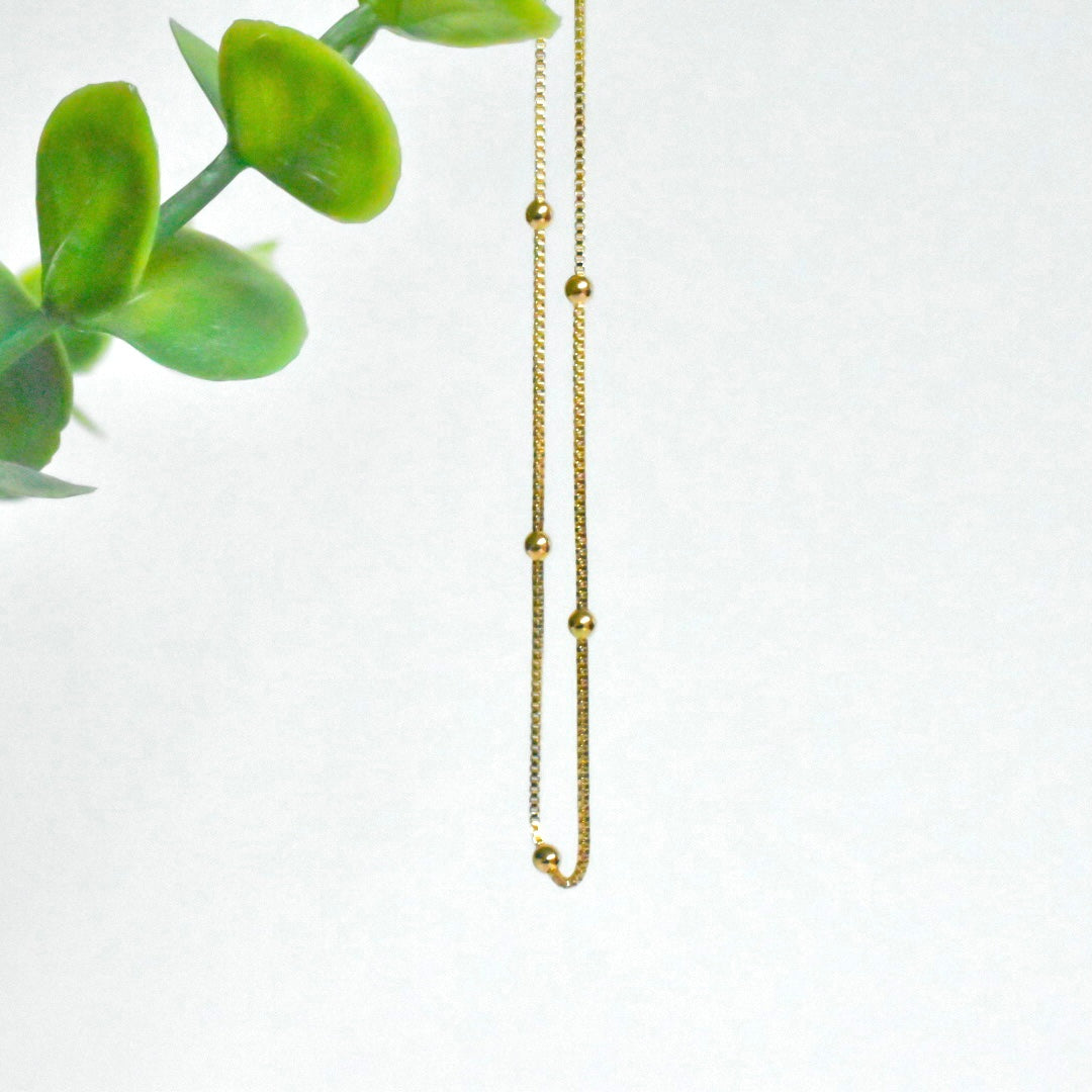 Gabby Satellite Chain Necklace - Gold Filled
